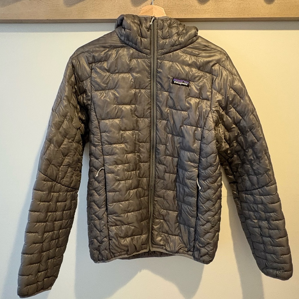 Women’s Patagonia Hooded Micro Puff Hoodie Jacket- M